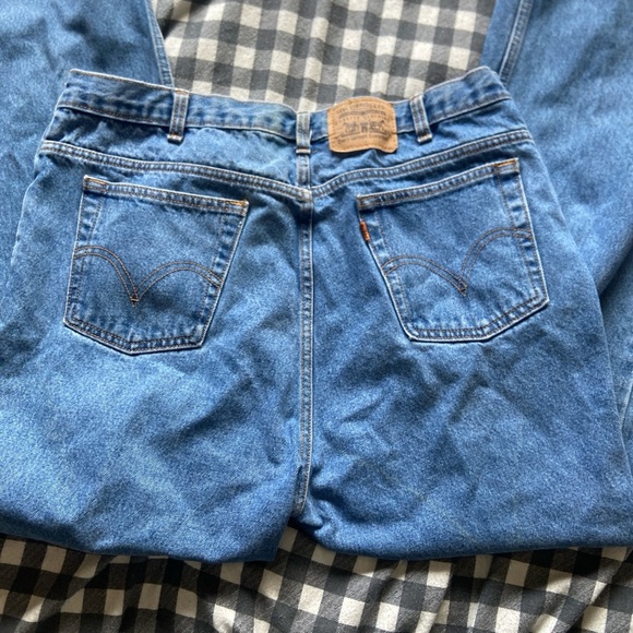 Vintage 1980s Levi’s orange tabs jeans - Picture 5 of 5